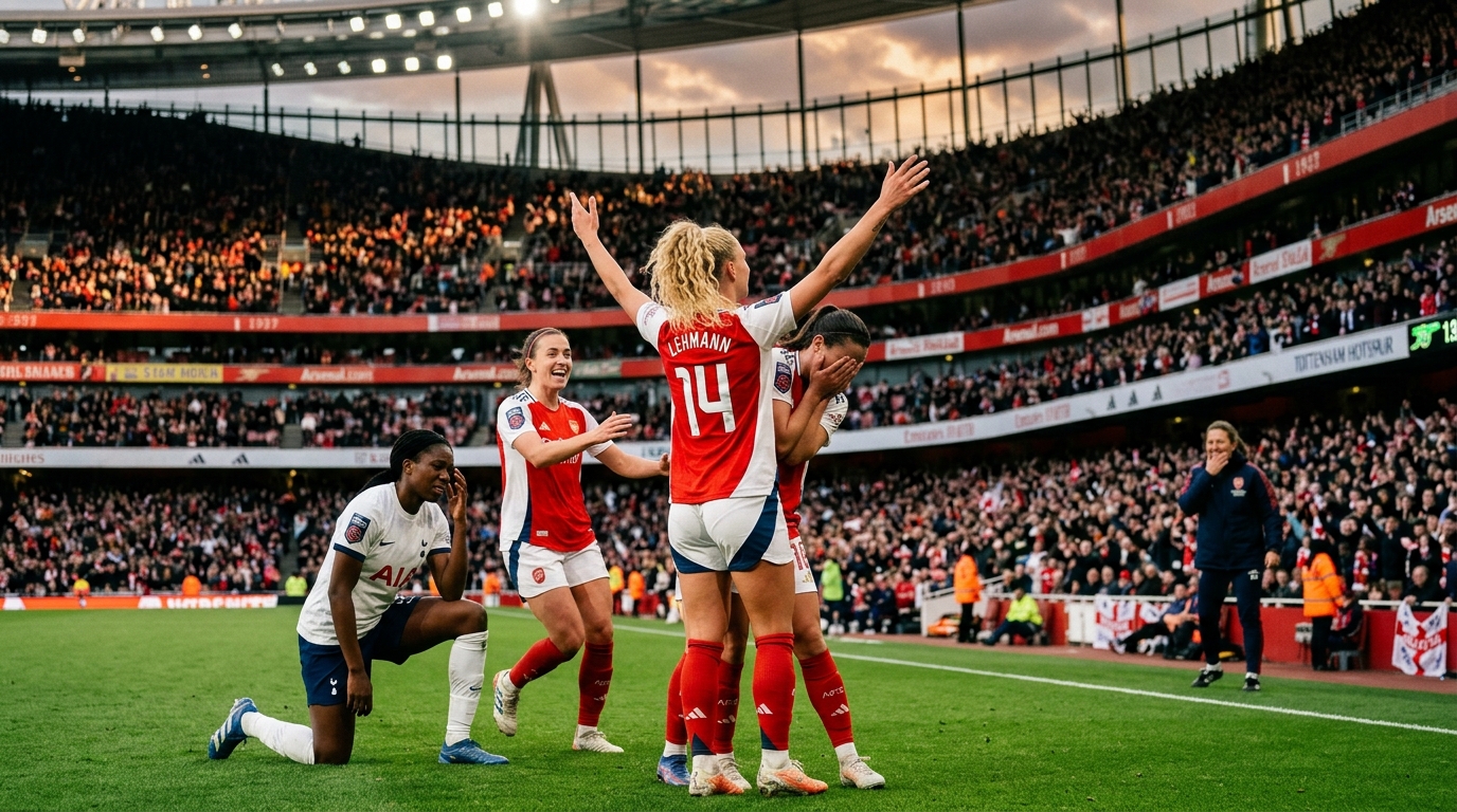 Arsenal remporte le derby du nord de Londres, Renee Slegers respire enfin