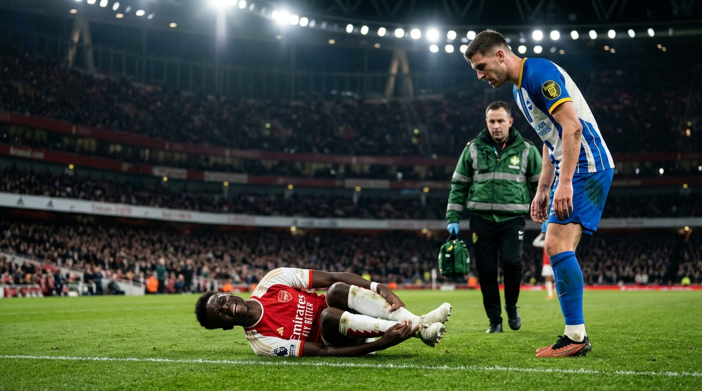 Arteta admite que la lesión de Saka "no pinta nada bien"