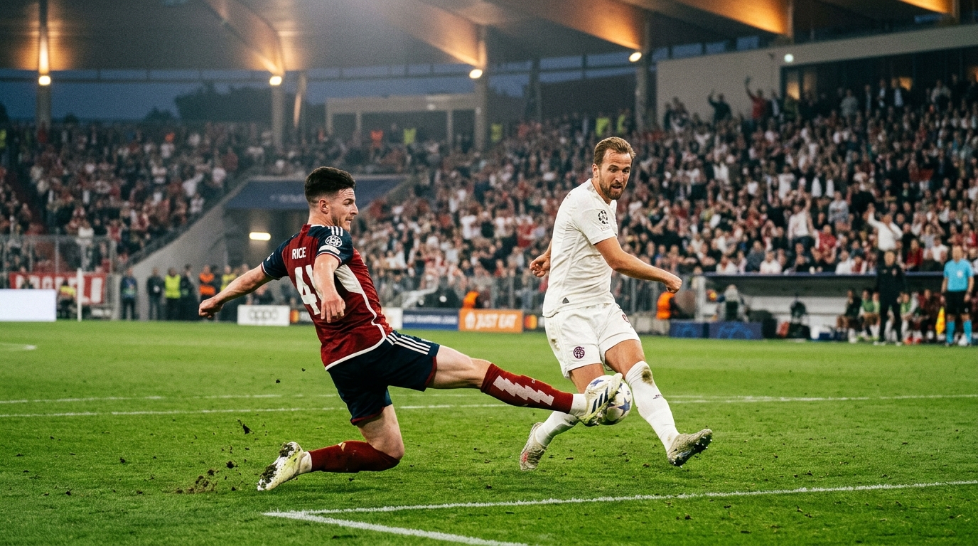 Bayern Münih 2-2 Arsenal: Rice son bölümde attığı golle Kane'e galibiyeti yaşatmadı