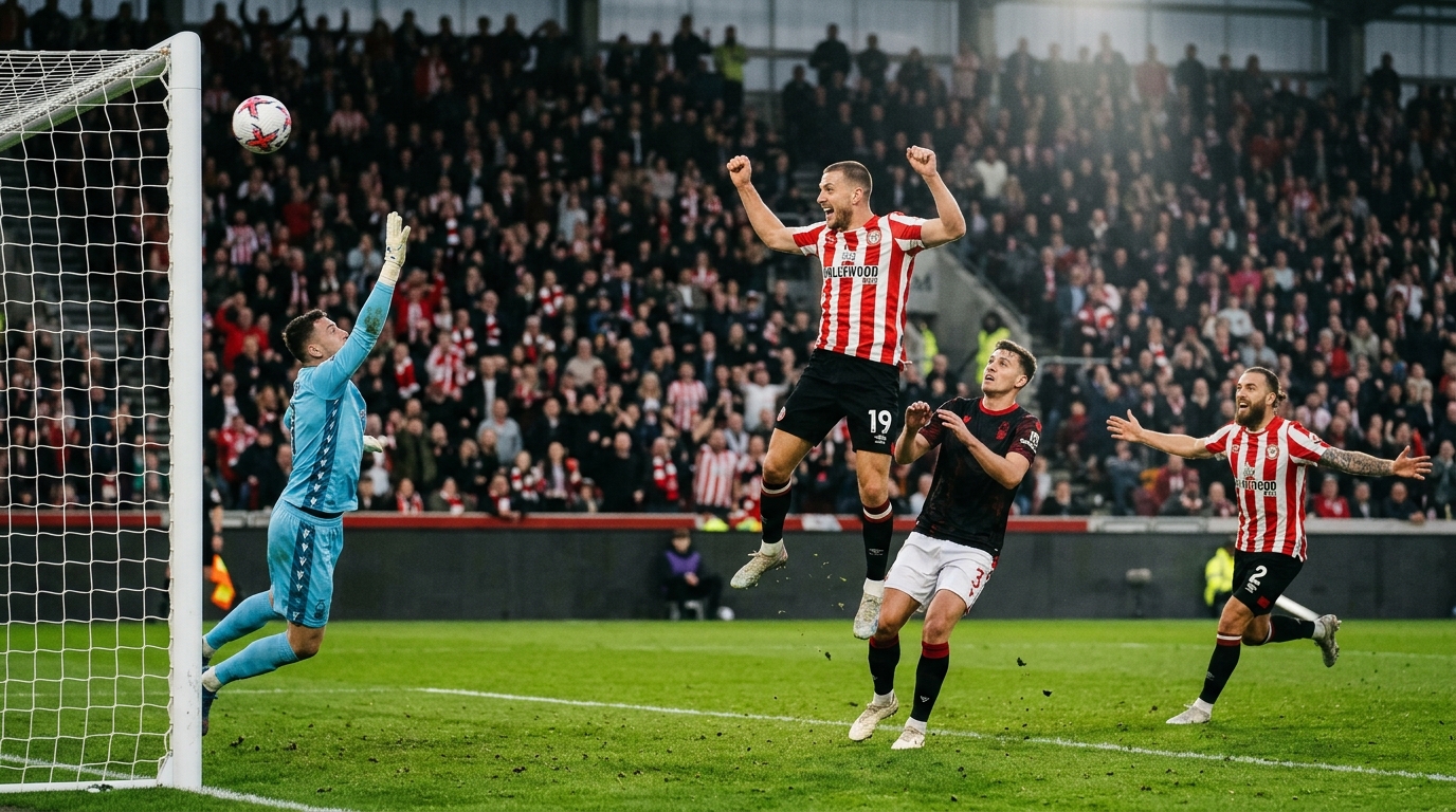 Brentford 2-0 Nottingham Forest: "Bees" galibiyet hasretine son verdi, Glasner üzerindeki baskı arttı
