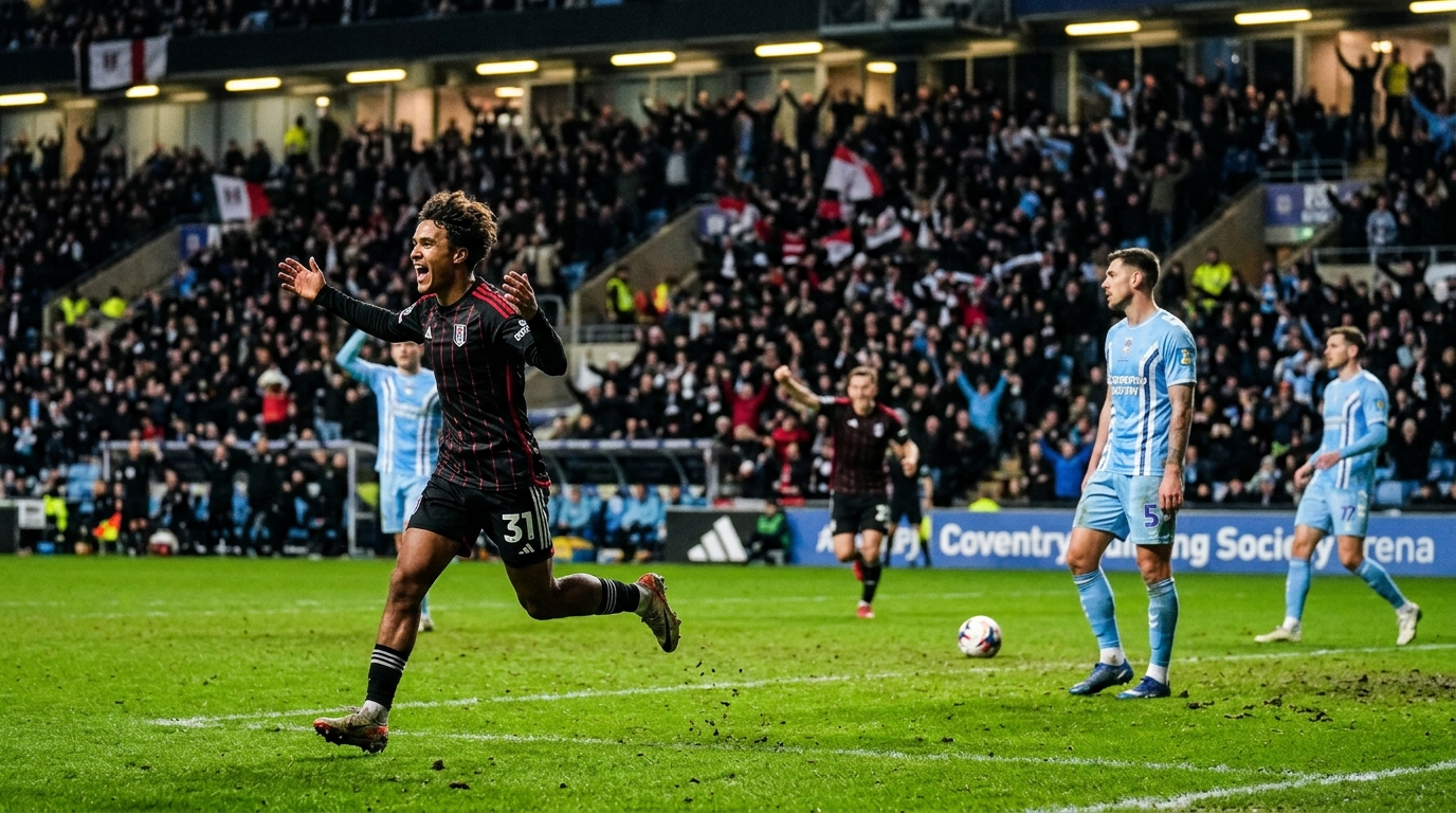 Coventry City 0-1 Fulham : Bobb débloque son compteur, les hommes d'Arbeloa enchaînent un 2e succès
