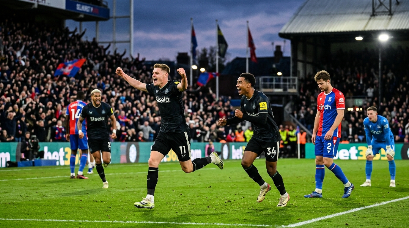 Crystal Palace 0-2 Newcastle United: Osula ve Barnes Galibiyeti Getirdi