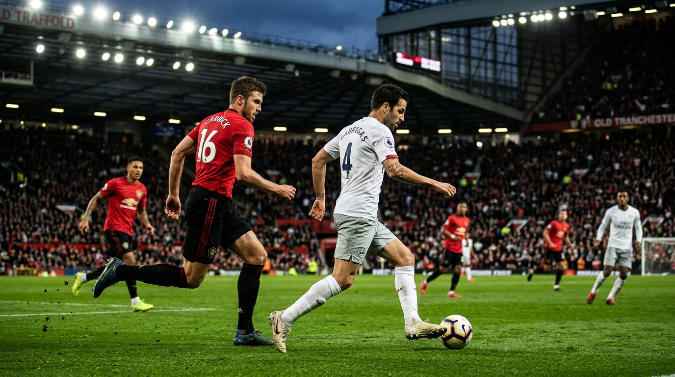 Fabregas, Manchester United'da Carrick'in yerine geçeceği iddialarını geçiştirdi