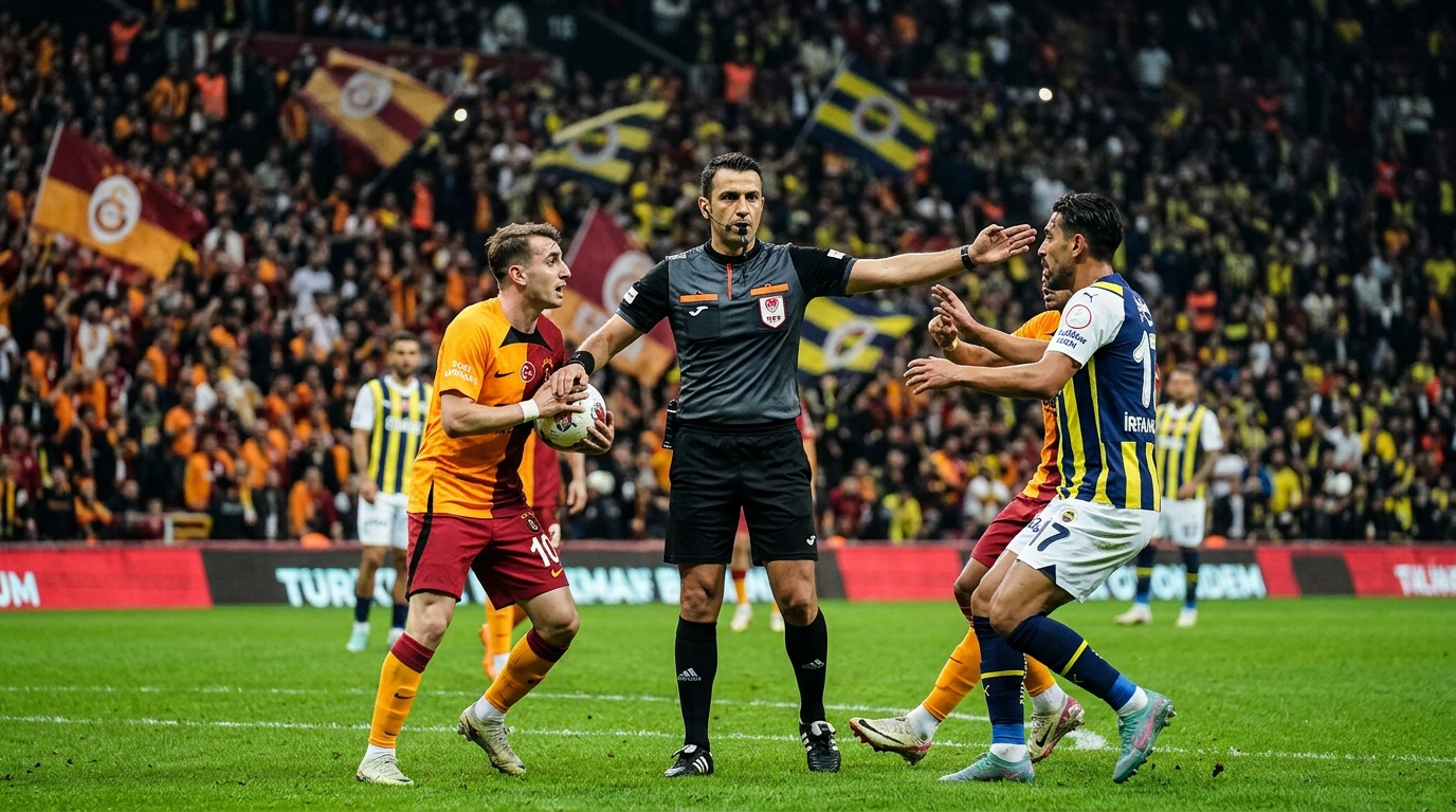 Galatasaray-Fenerbahçe derbisinin hakemi belli oldu: Dev maçta düdük Atilla Karaoğlan'da