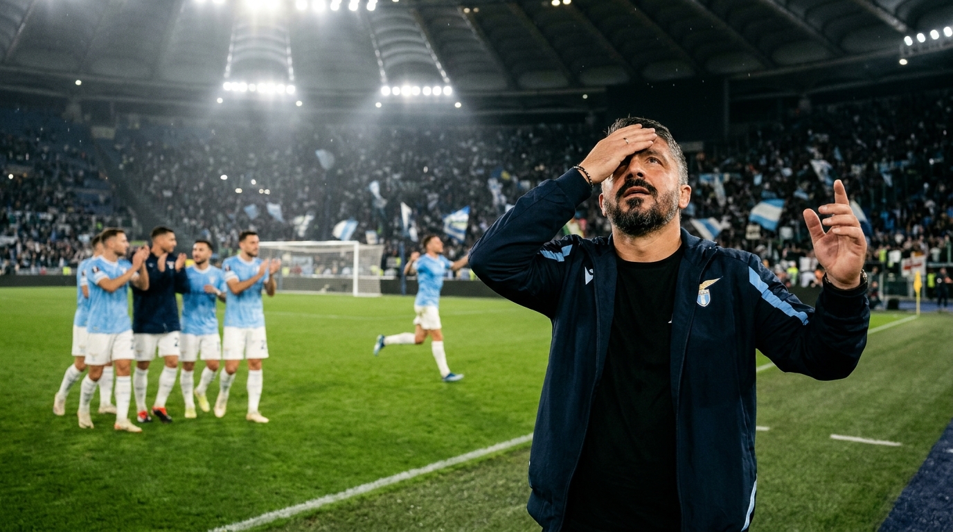 Zirvedeki Lazio'nun hocası Gattuso, İtalya hayal kırıklığının ardından gelen ikinci şans için minnettar