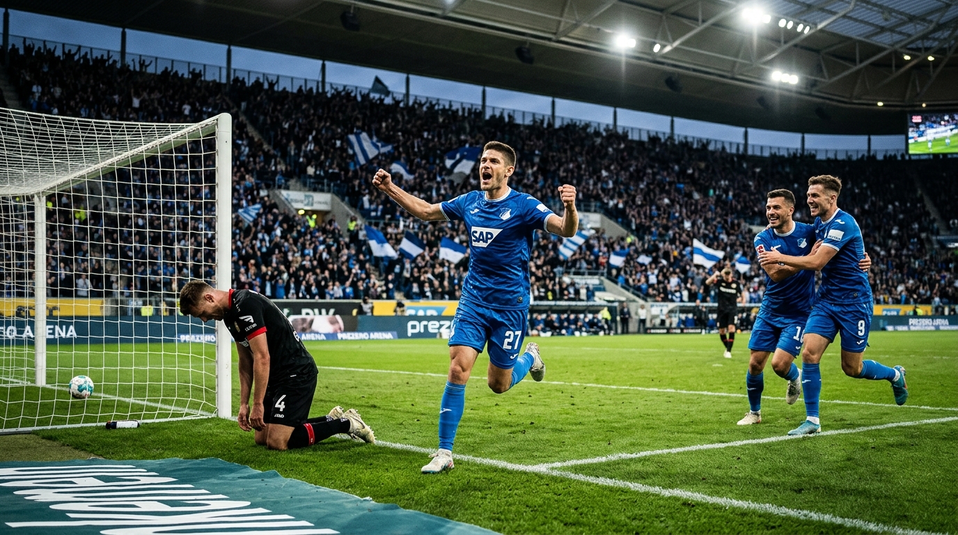 Hoffenheim 3-0 Bayer Leverkusen: Kramaric yıldızlaştı, Leverkusen zirve yarışında yara aldı