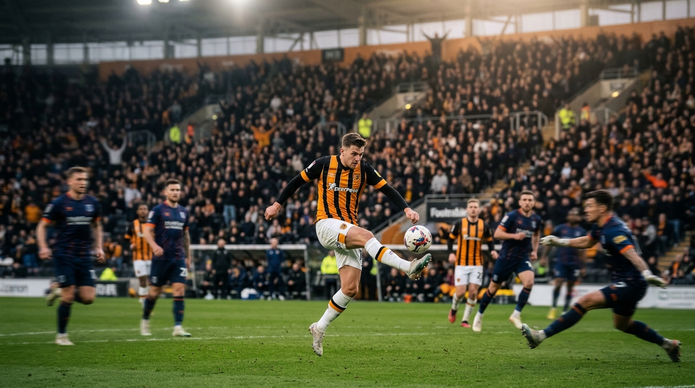 Hull City 2-2 Ipswich Town: Enciso'nun muhteşem golü bir puanı getirdi