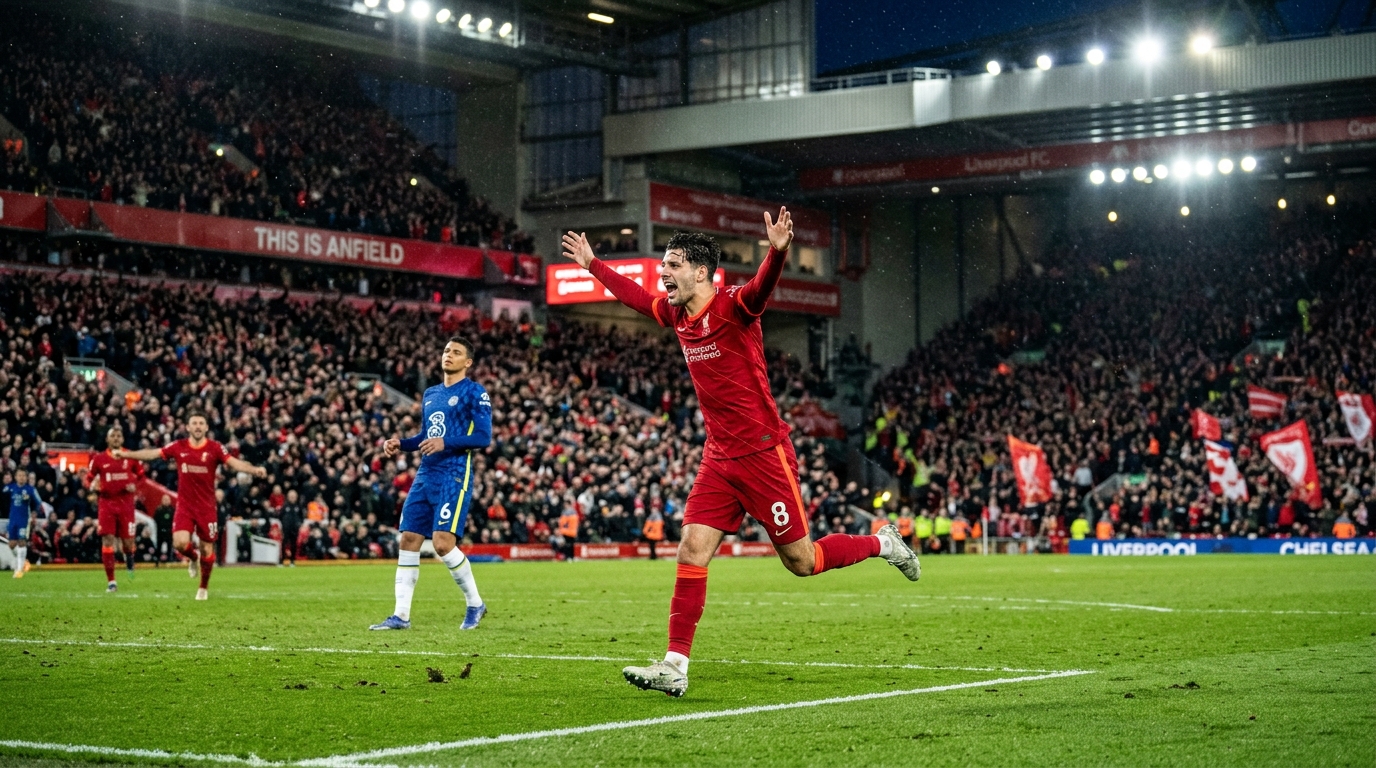 Iraola, satisfecho de generar energía positiva en Anfield tras el triunfo del Liverpool ante el Chelsea