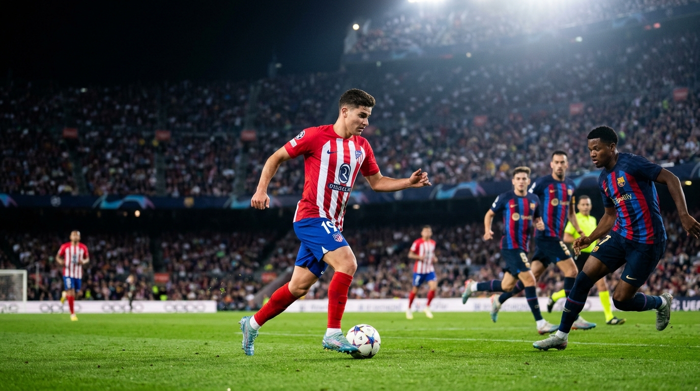 Julian Alvarez'den Atletico Madrid taraftarlarına Barcelona özrü