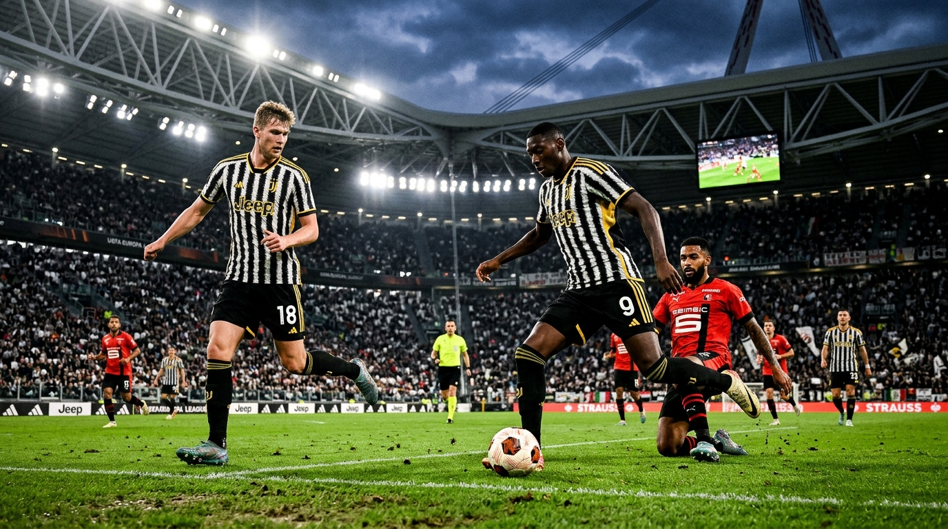 Juventus'ta Kolo Muani ve Woltemade, Rennes Karşısında Birlikte 11'de Başlıyor
