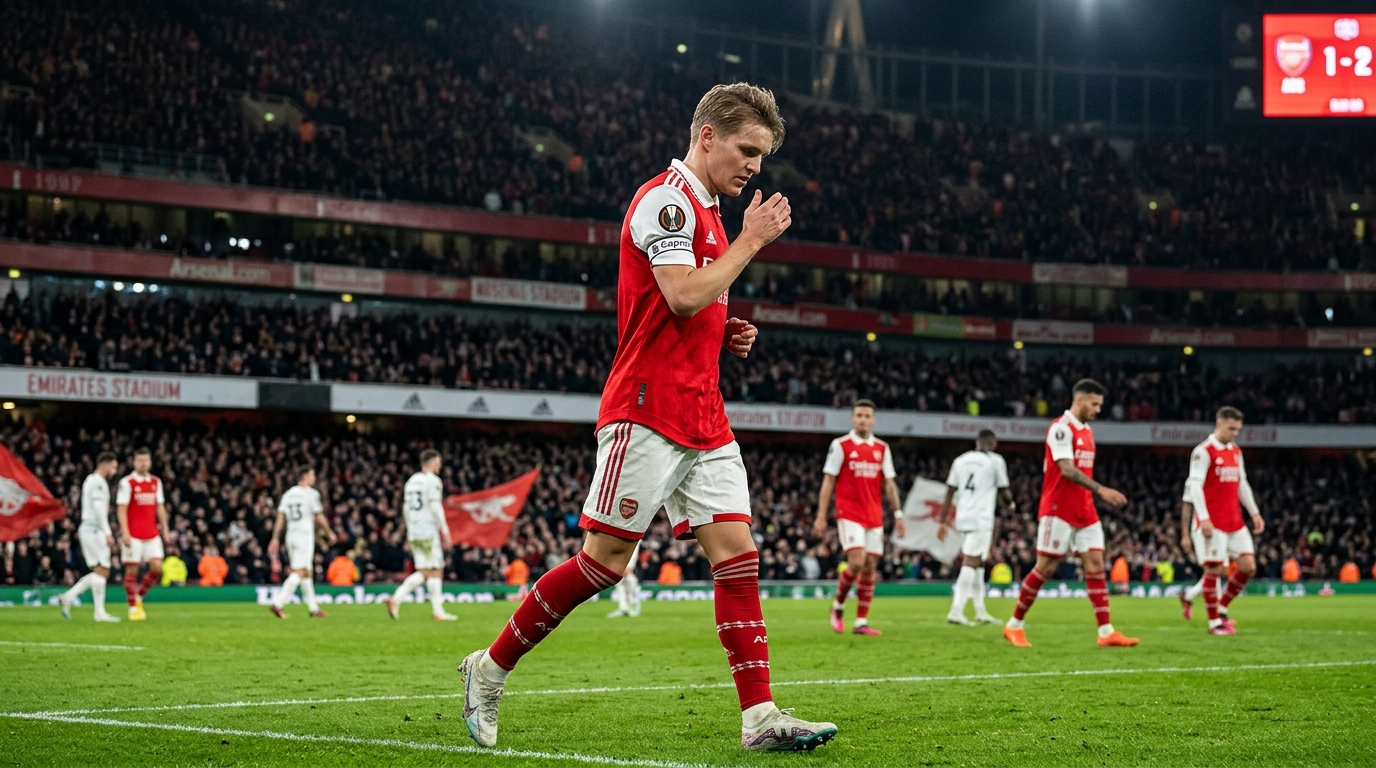 Martin Odegaard'dan Şok Lig Kupası Vedası Sonrası Arsenal'a Uyarı: "Vites Yükseltmeliyiz"