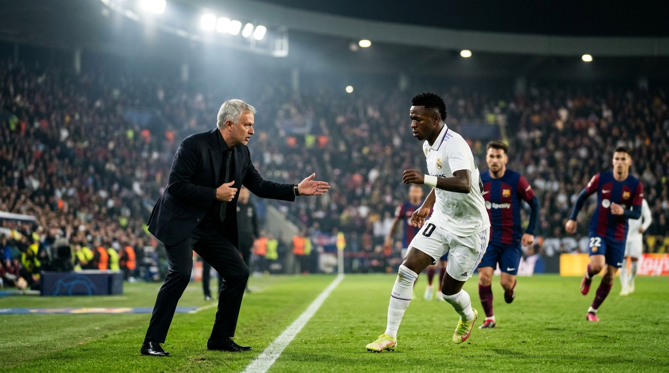 Mourinho, eleştirilerin hedefindeki Vinicius'a sahip çıktı