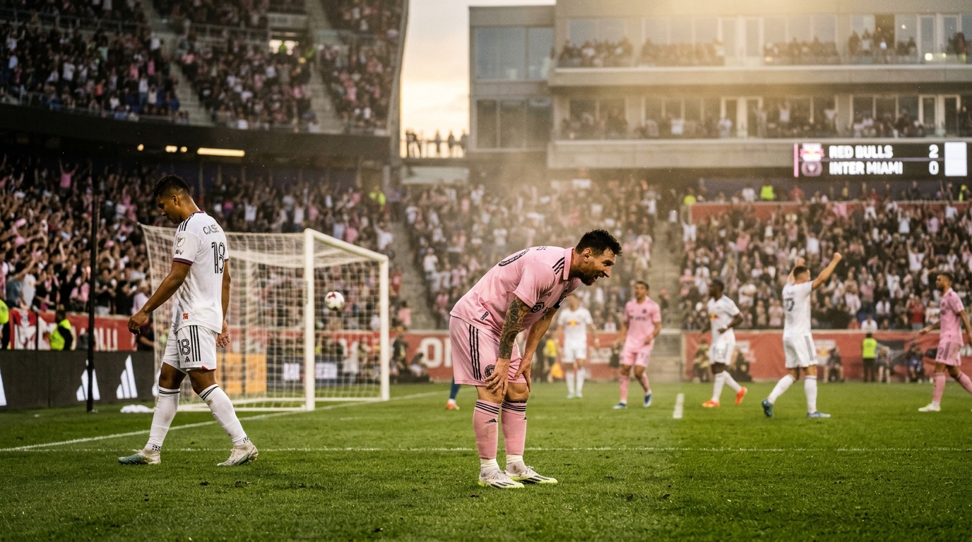 New York Red Bulls 2-0 Inter Miami: Casemiro'nun kendi kalesine golü sonrası Messi geri dönüşü ateşleyemedi
