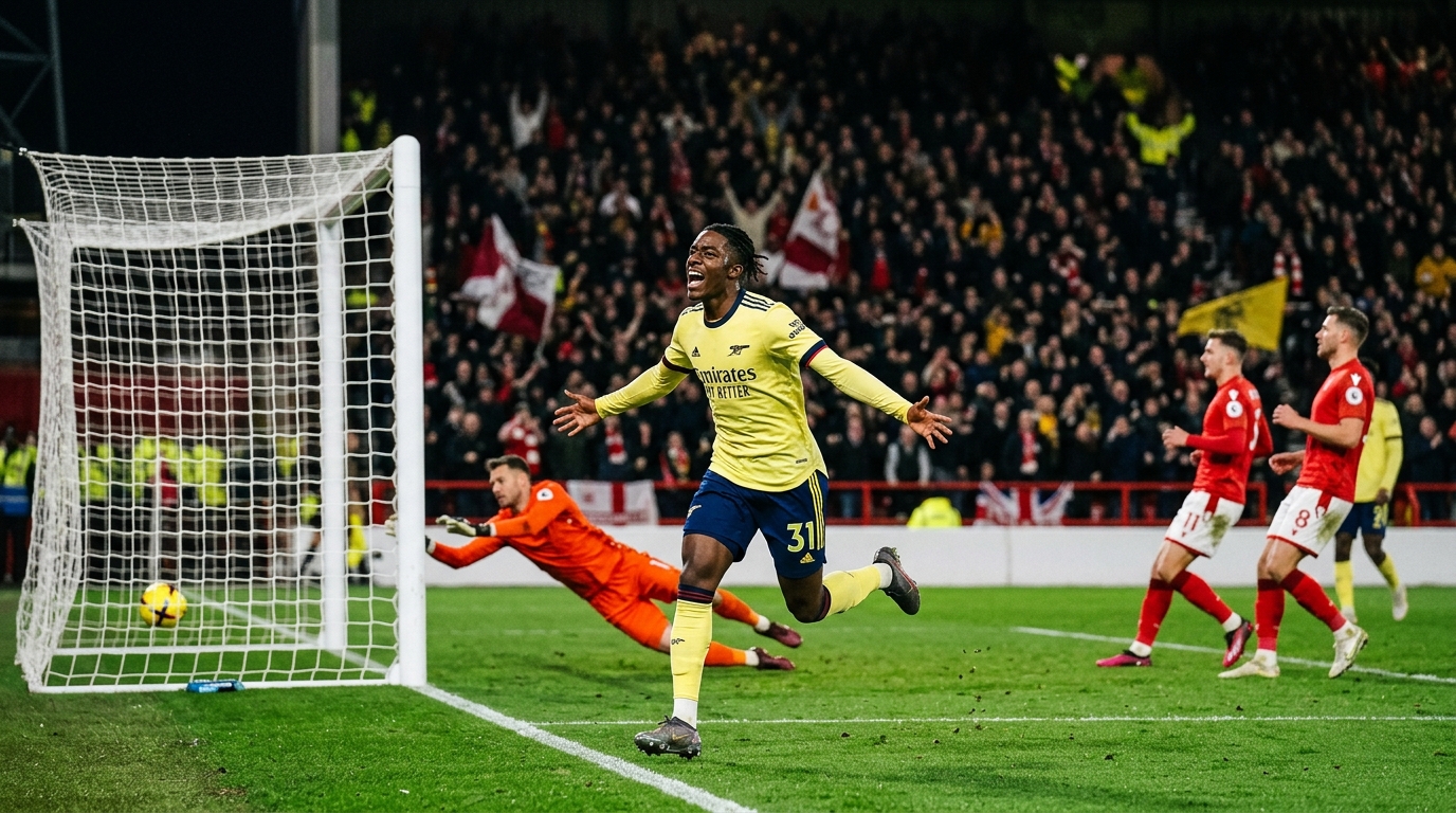 Nottingham Forest-Arsenal 0-1: Madueke fa la differenza