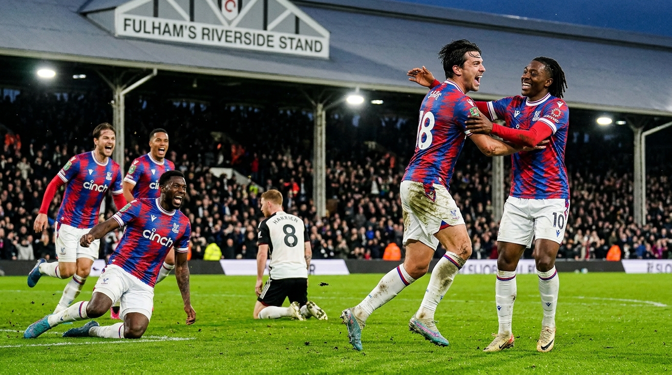 Sage hails Palace fight after snatch-and-grab EFL Cup win at Fulham