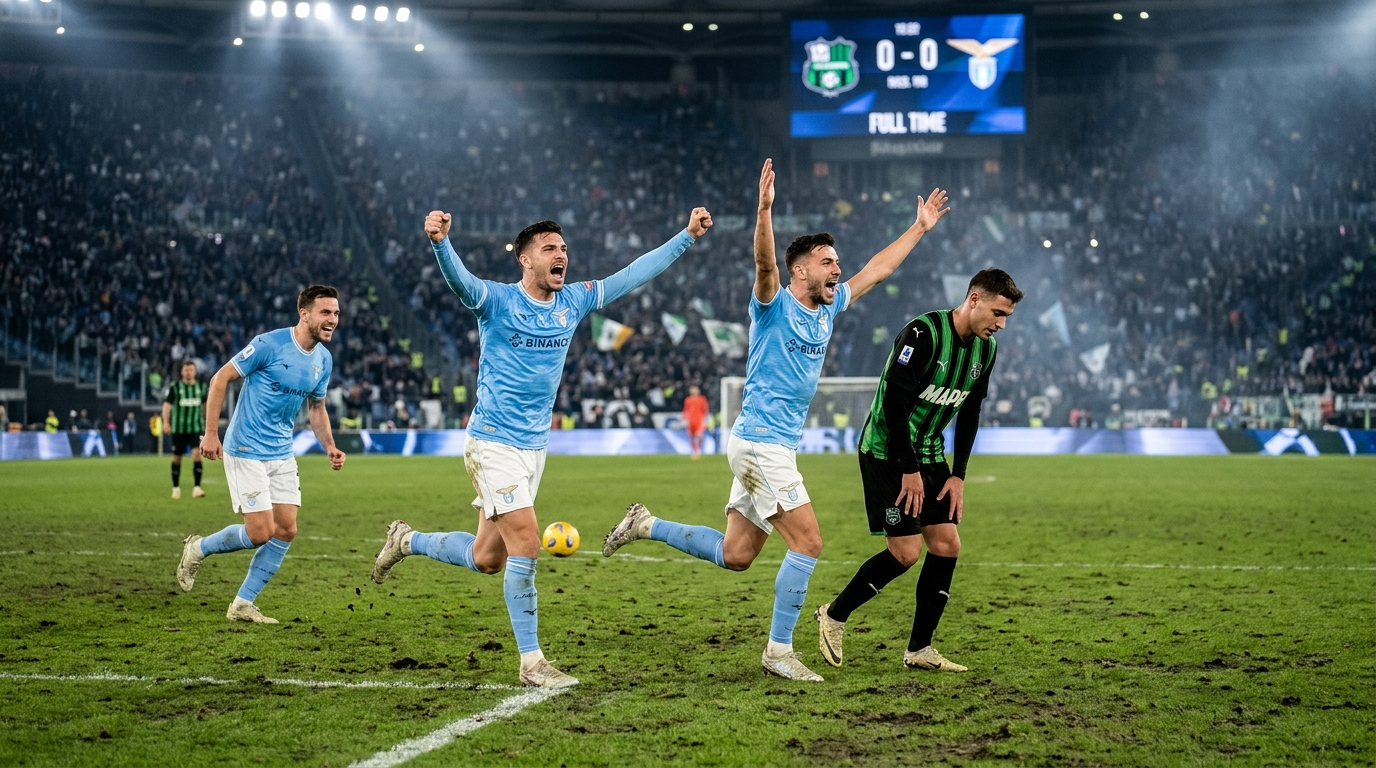 Sassuolo 2-6 Lazio: Sarri'nin Ekibi Şov Yaptı, Zirveye Yerleşti