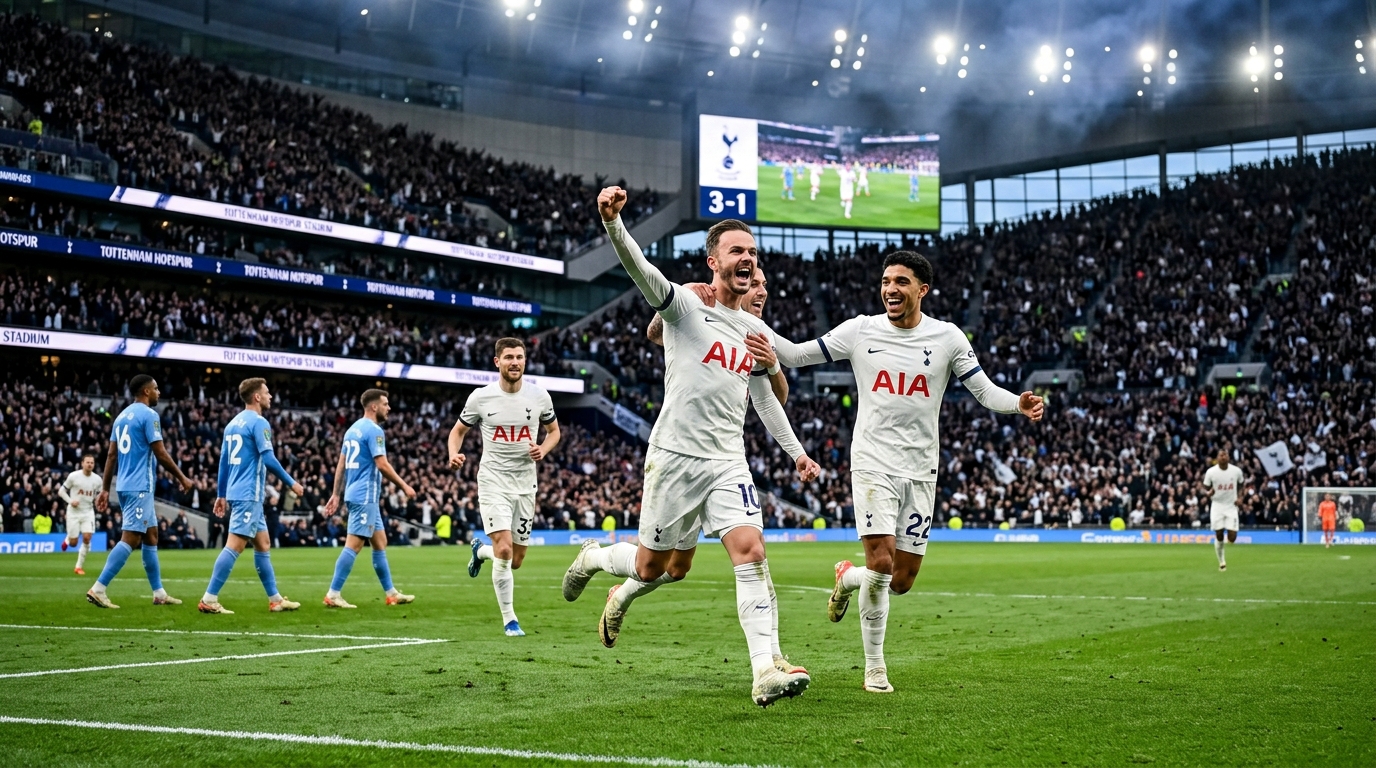 Tottenham 3-1 Coventry City: Maddison, Marmoush und Davies beenden die Durststrecke